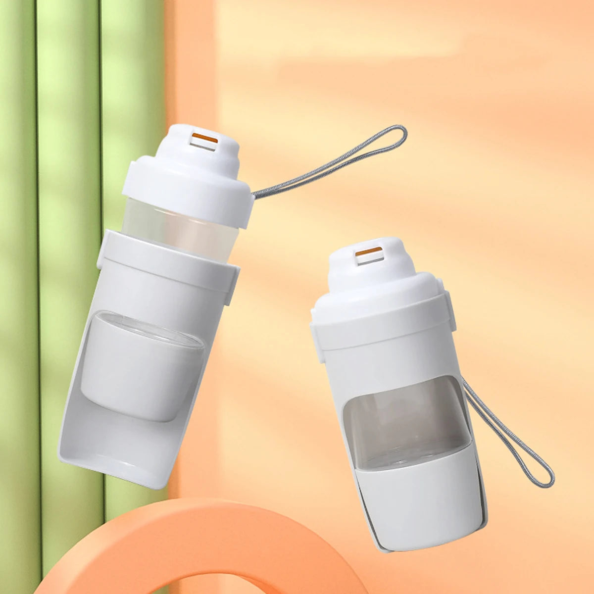 2-in-1 Portable Pet Water & Food Bottle