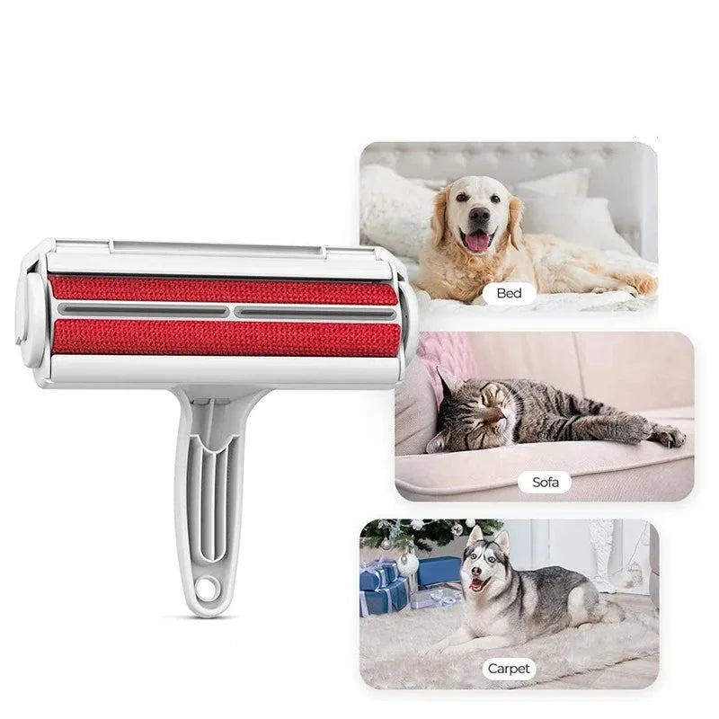 Pet Hair Remover Roller – Self-Cleaning & Reusable