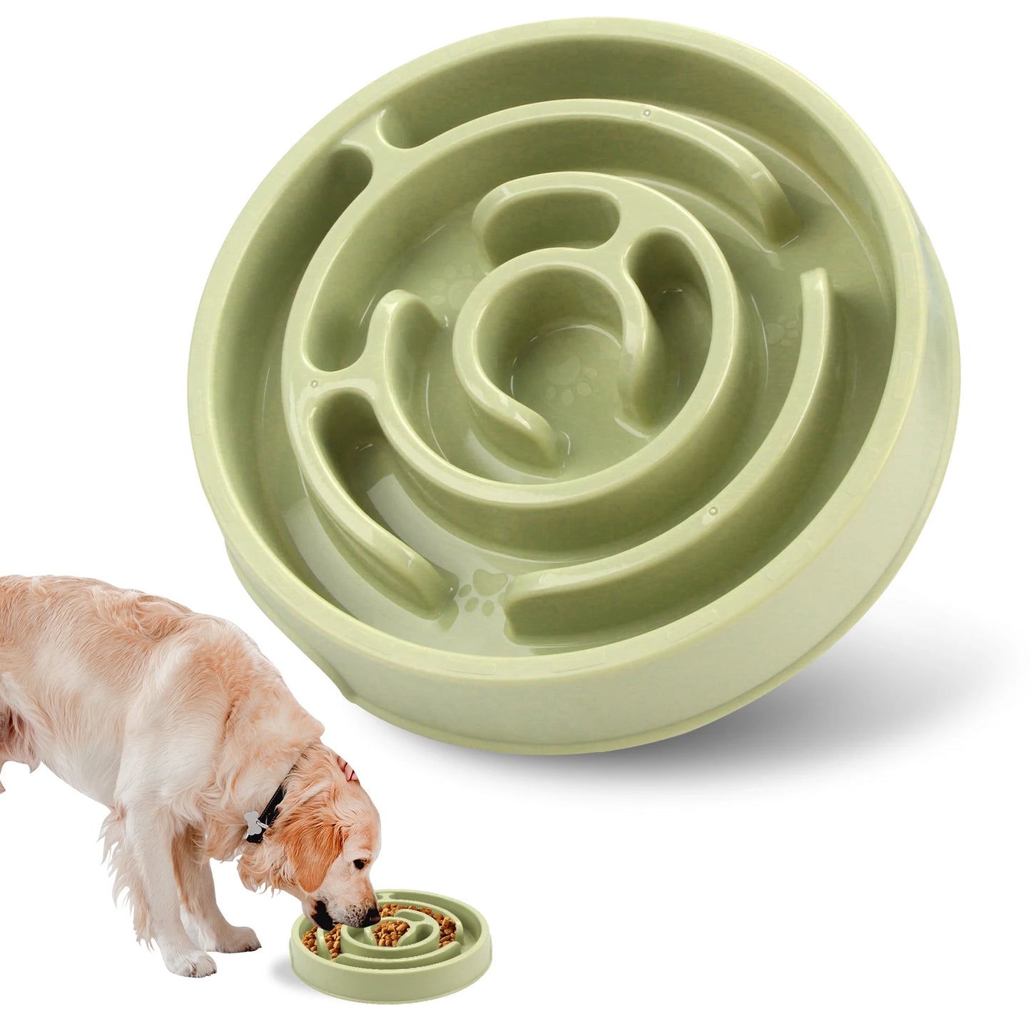 Slow Feeder Dog Bowl – Anti-Choking Puzzle Food Bowl