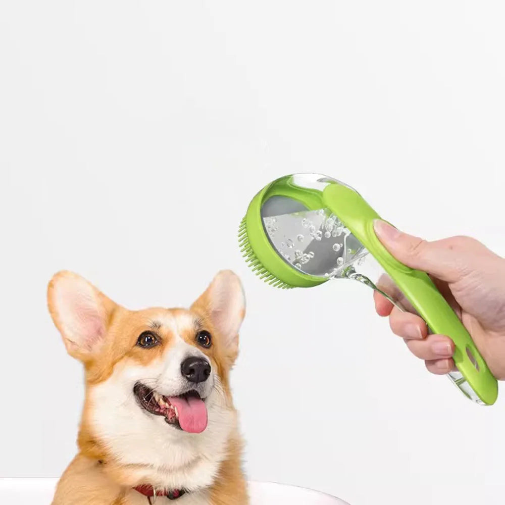 2-in-1 Pet Bath & Massage Brush