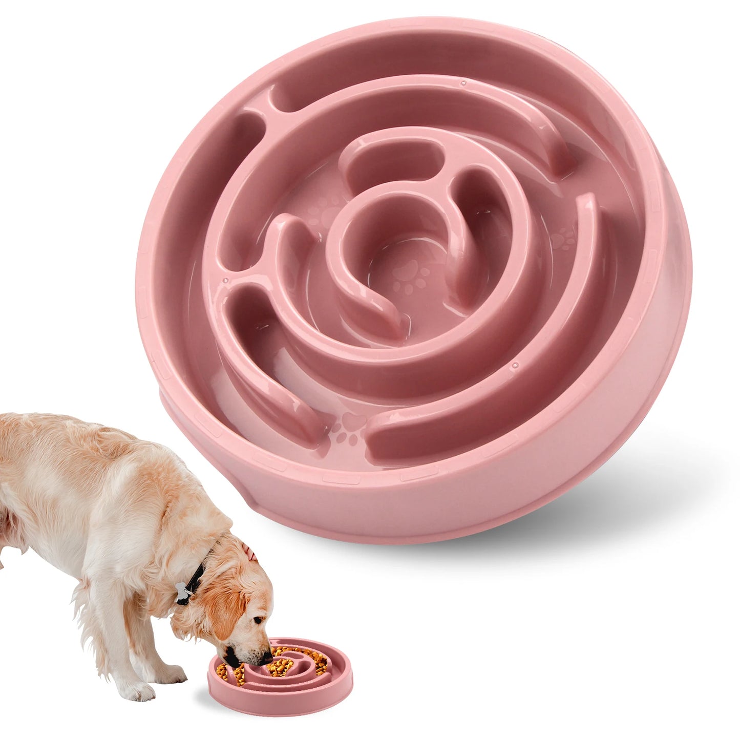 Slow Feeder Dog Bowl – Anti-Choking Puzzle Food Bowl