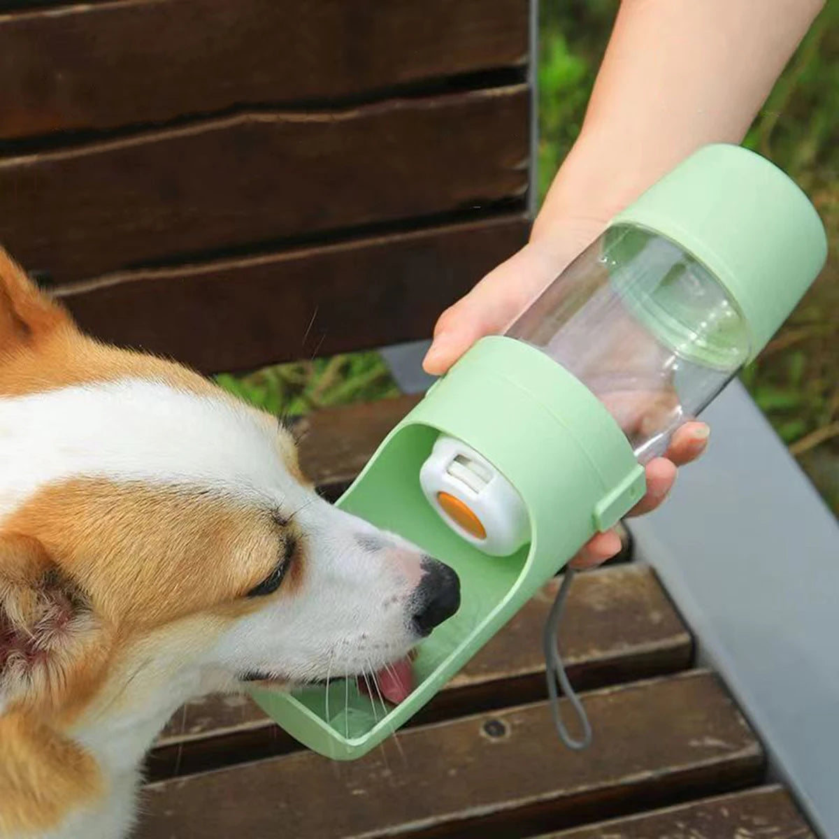 2-in-1 Portable Pet Water & Food Bottle