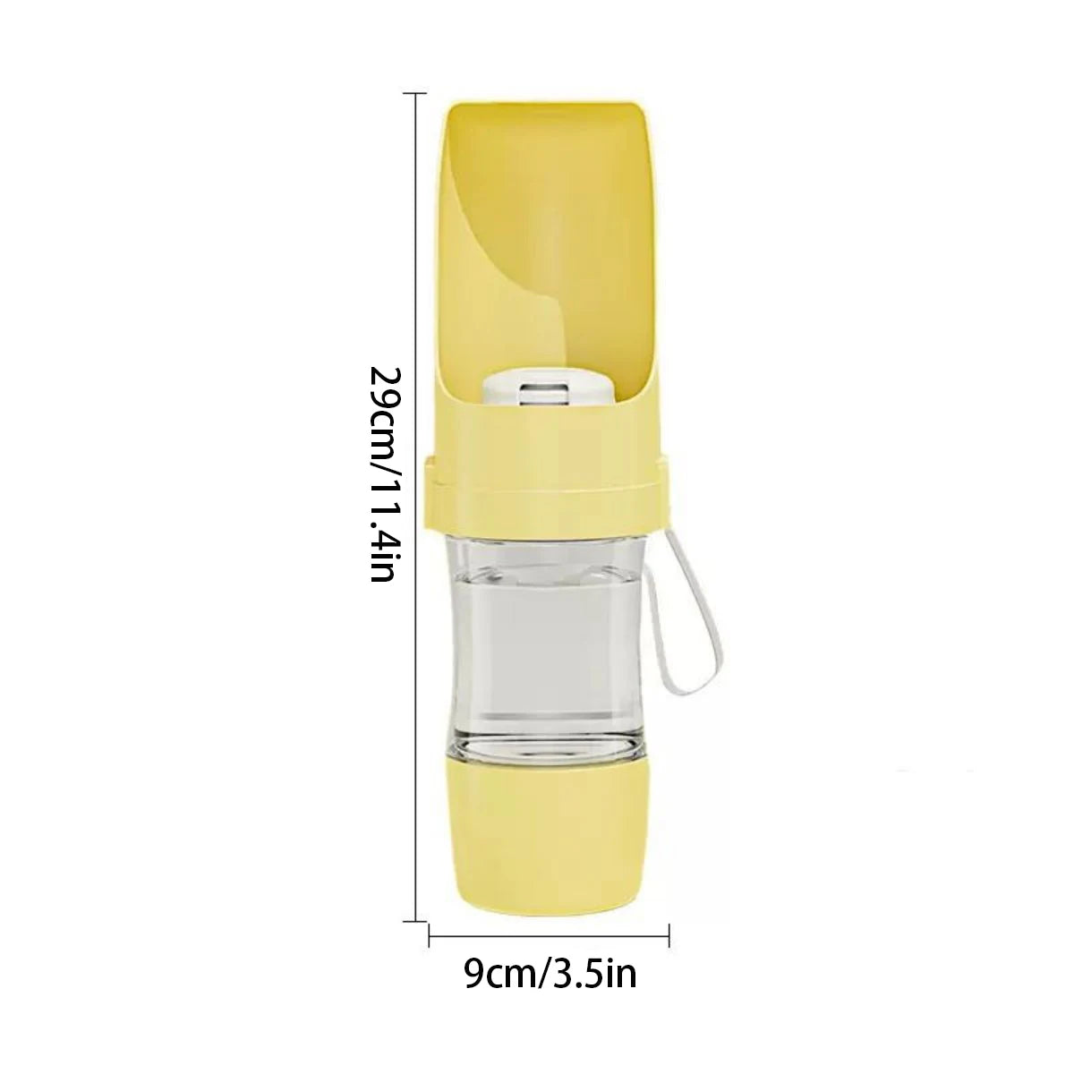 2-in-1 Portable Pet Water & Food Bottle