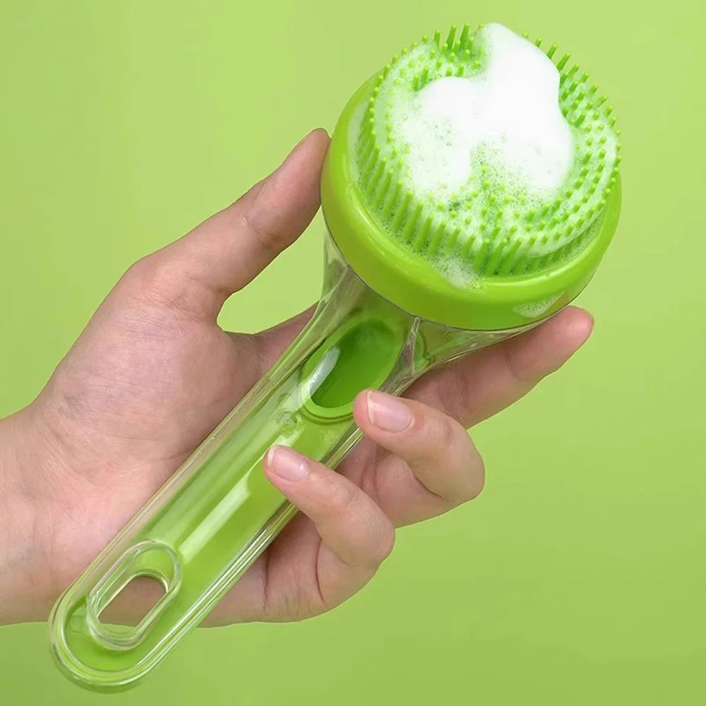 2-in-1 Pet Bath & Massage Brush