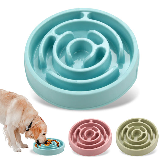 Slow Feeder Dog Bowl – Anti-Choking Puzzle Food Bowl