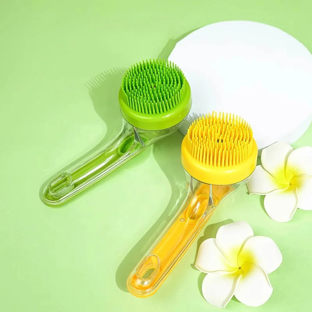 2-in-1 Pet Bath & Massage Brush