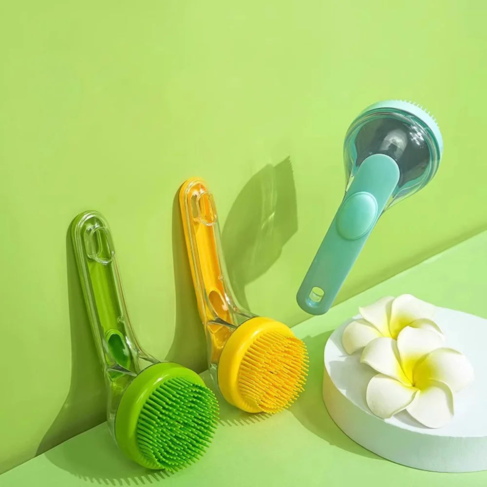 2-in-1 Pet Bath & Massage Brush