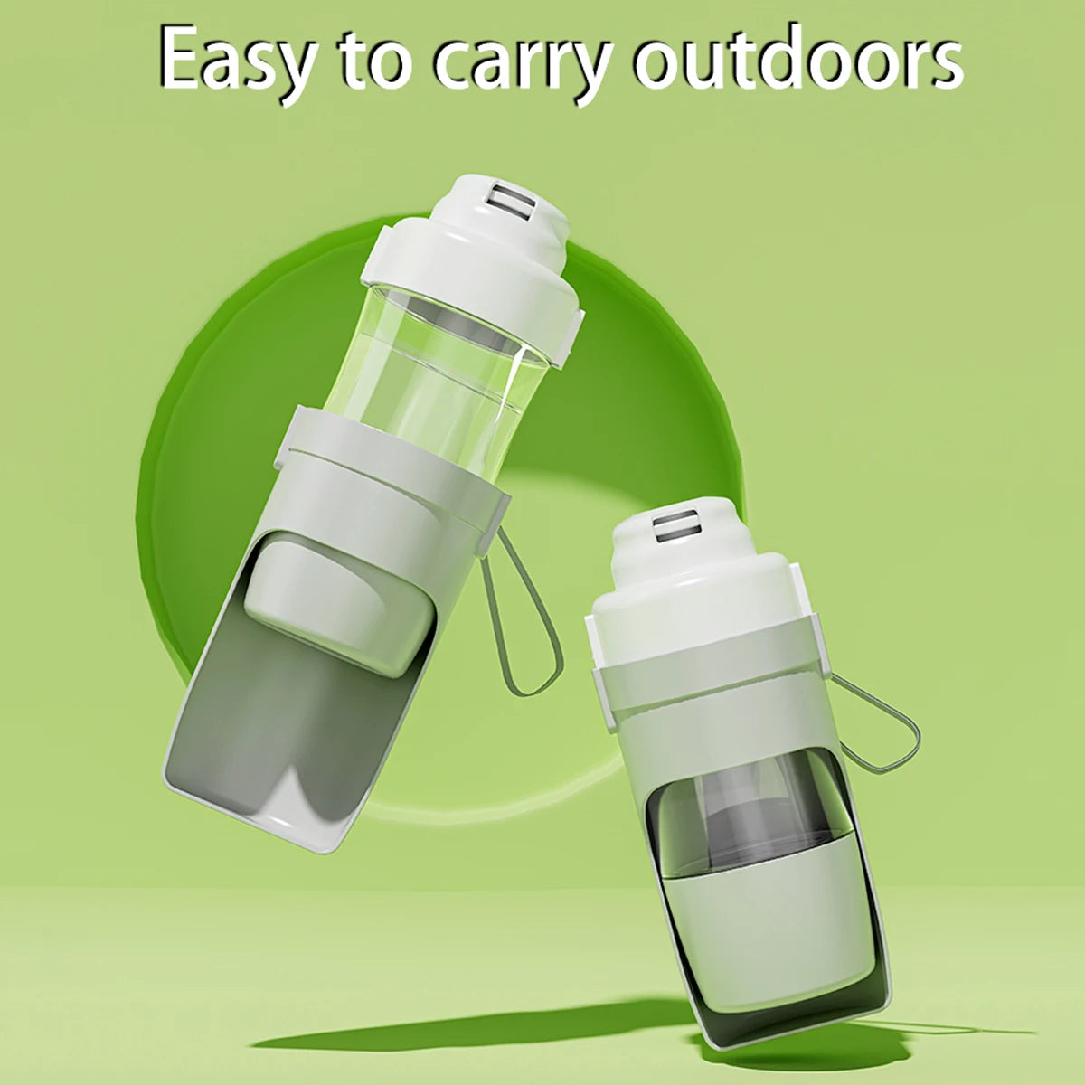 2-in-1 Portable Pet Water & Food Bottle