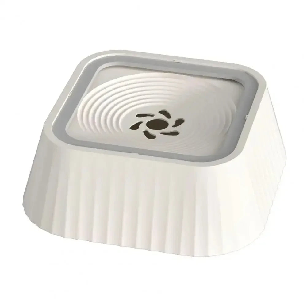 No-Spill Floating Plate Pet Water Bowl